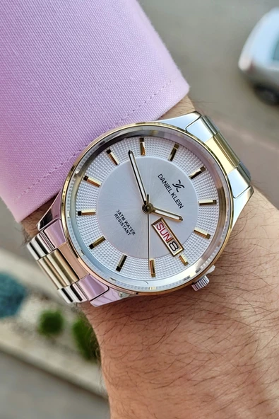 Daniel Klein DKISTE678 Çelik Kordon 2 Yıl Garantili Takvimli Erkek Kol Saati - Resim 2