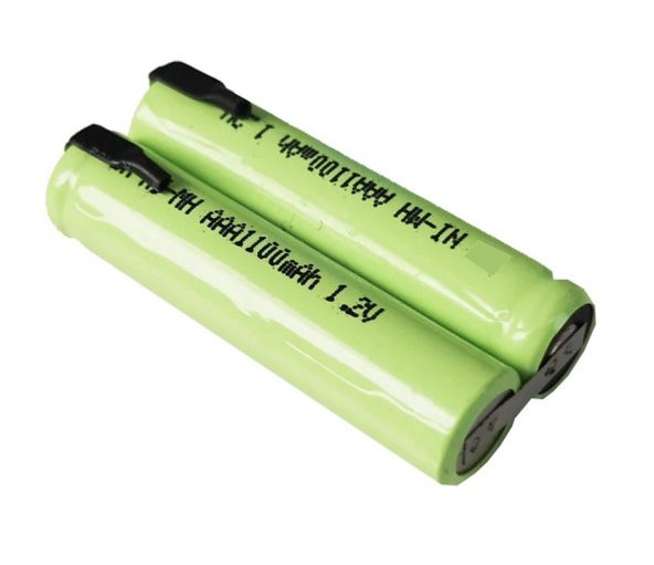 2.4v 1100mAH AAA İnce Pilli Traş Makinesi Pili