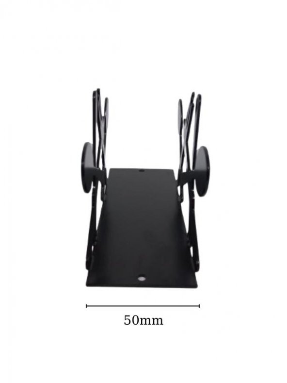 Dekoratif Metal Siyah Peçetelik Kaşık Çatal Bıçak Desenli Peçetelik - 3