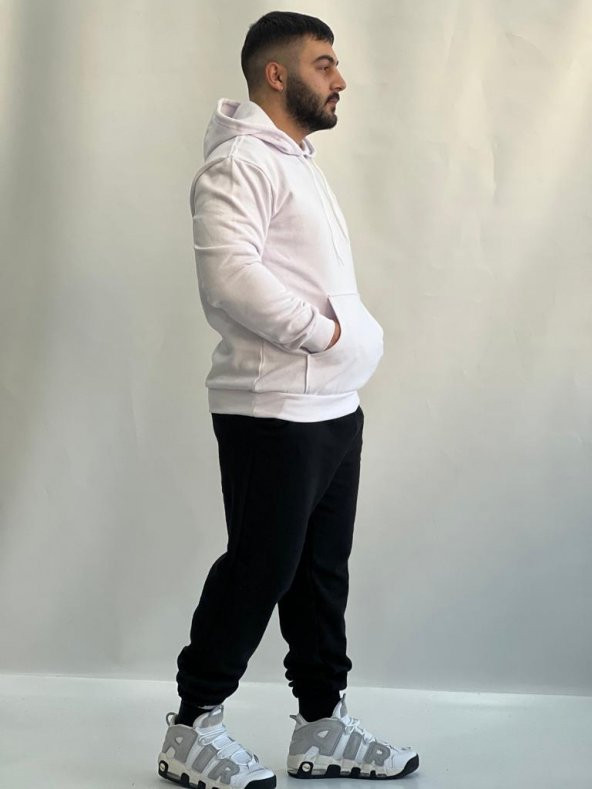 NO 601  UNİSEX DESENSİZ 2 İPLİK ŞARDONLU KAPŞONLU SWEAT - 2