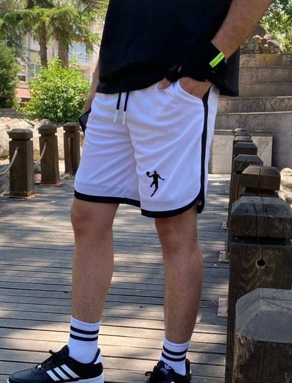 NO 601  PETEK KUMAŞ YANI YIRTMAÇLI BİYELİ BASKETÇİ  SPOR ŞORT - 4