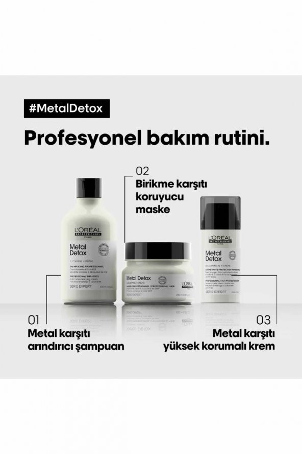 Loreal Professionnel Serie Expert Metal Detox Yüksek Korumalı Krem 100 Ml - 5