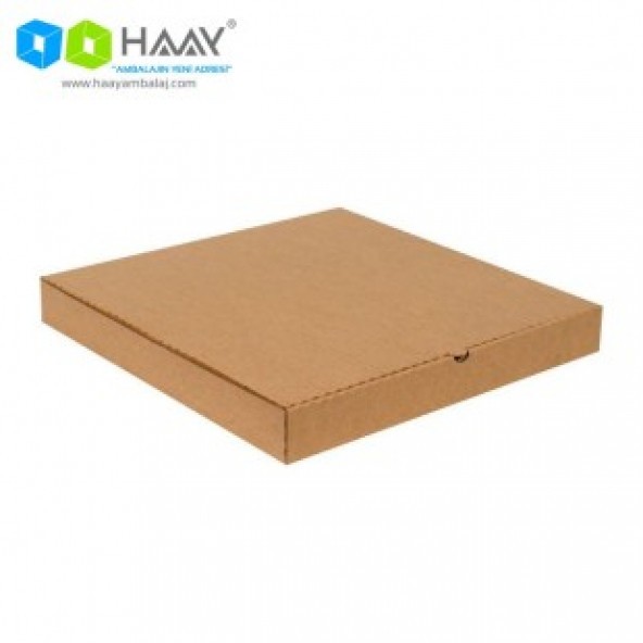 HAAY AMBALAJ 23,8x23,8x3cm Küçük Boy Pizza Kutusu (25 Adet)