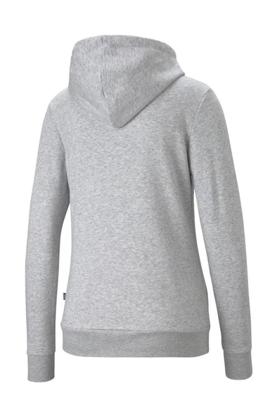 Puma ESS Logo Hoodie Kadın Sweatshirt Gri XS-XL - 5