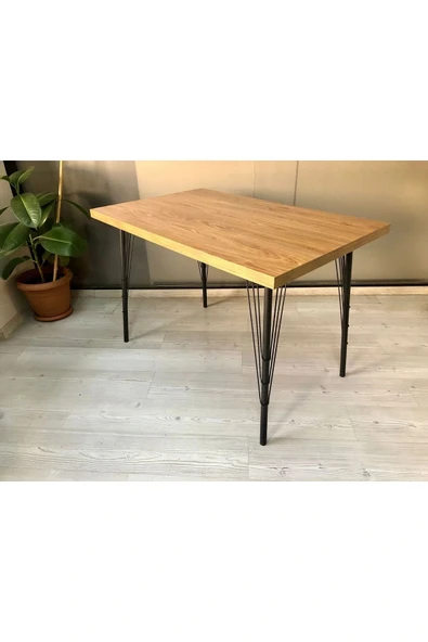 adımshops Kalınlaştırmalı Bahçe,yemek Masası,balkon Masası, Masa Takımı 70x110cm - Resim 2
