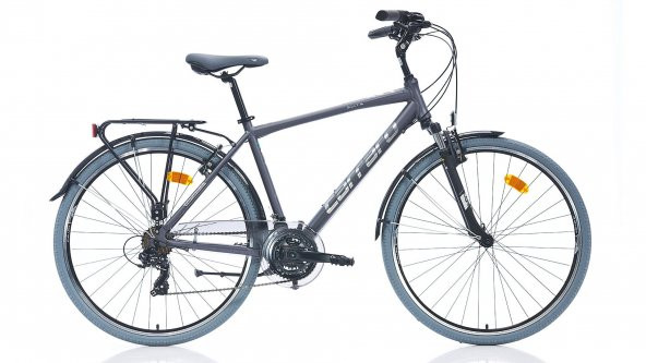 Carraro Elite 704 28 Jant 48 cm 21 Vites V-Fren Şehir Bisikleti Gri Krom - 2