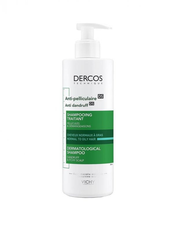 Vichy Dercos Anti Pell Gras Normal Ve Yağlı Saçlar için Kepek Şampuanı 390 ml