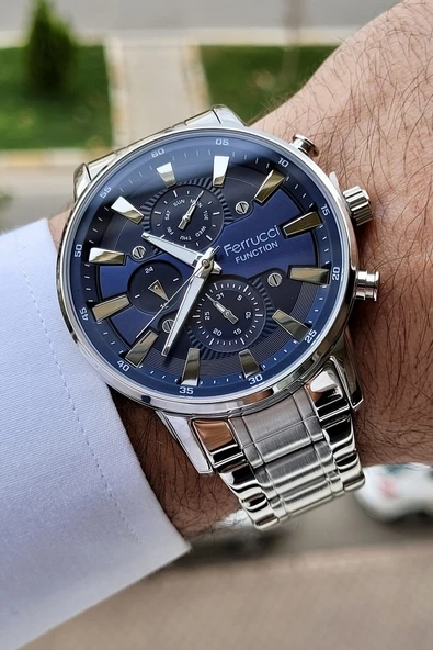 Ferrucci FCISTE157 İç Fonksiyonları Aktif Fonksiyonlu Erkek Kol Saati ürün görseli 1