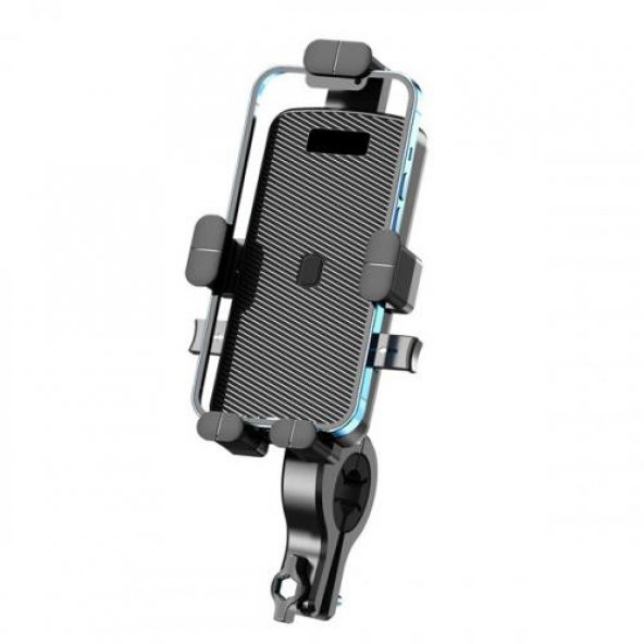 Coofbe 360 Dönen Sarsıntı Önleyici Gidon Motosiklet Tutucu Bisiklet Tutucu Scooter Tutucu Yatay Dikey - 8