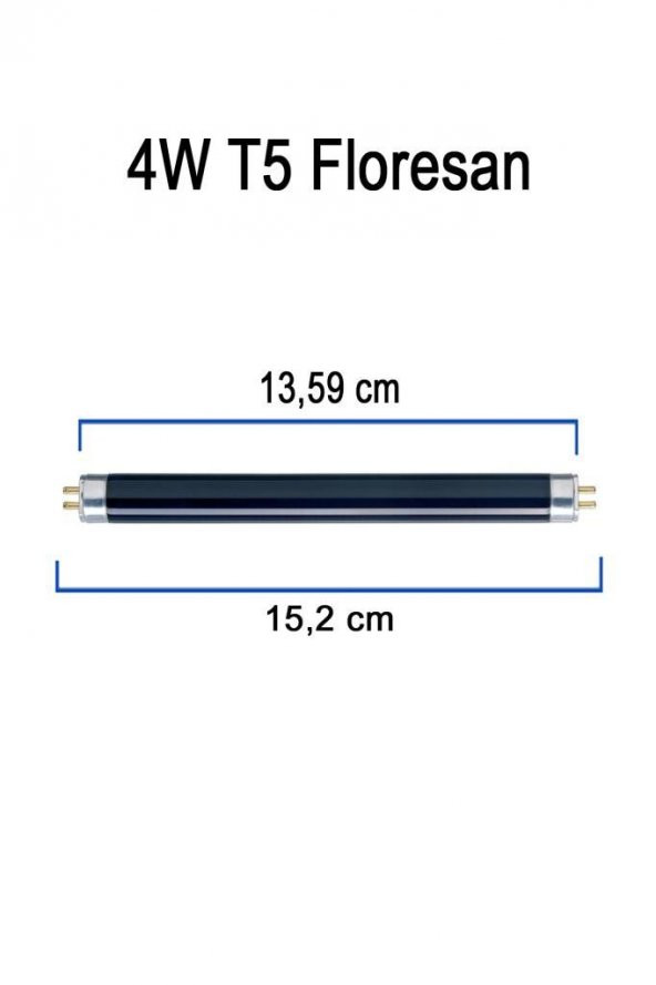 Şahnet 4W T5 BLB Floresan Ampul Mor Işık 13,6 cm- Para Makinesi Lambası - 2