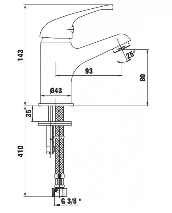 AR Allegra Lavabo Bataryası 102188032 - Resim 2