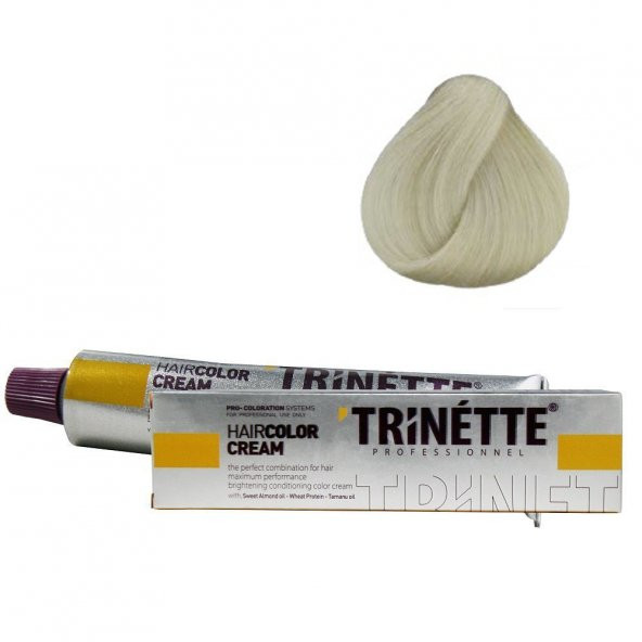 Trinette Tüp Boya 12 Extra Açık Sarı 60 ml x 4 Adet + Sıvı Oksidan 4 Adet