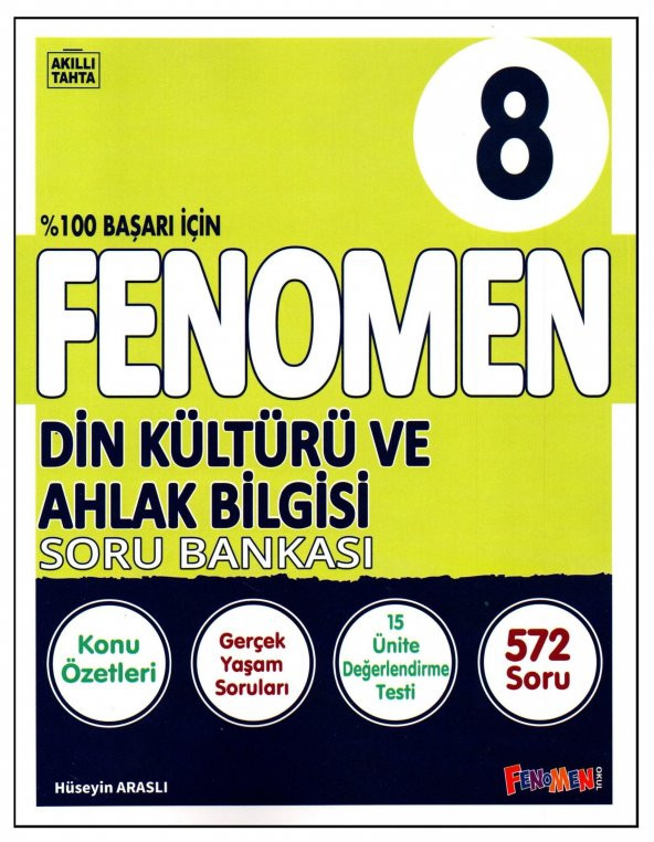 Fenomen 8. Sınıf LGS Din Kültürü ve Ahlak Bilgisi Konu Özetli Soru Bankası