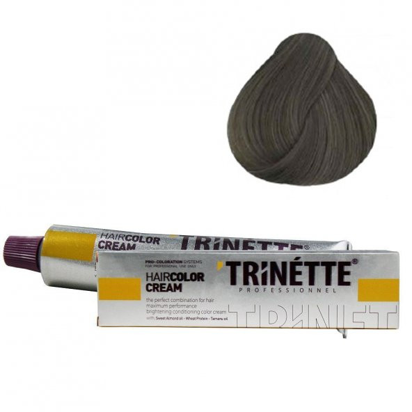 Trinette Tüp Boya 8.11 Açık Yoğun Küllü Kumral 60 ml x 3 Adet + Sıvı Oksidan 3 Adet