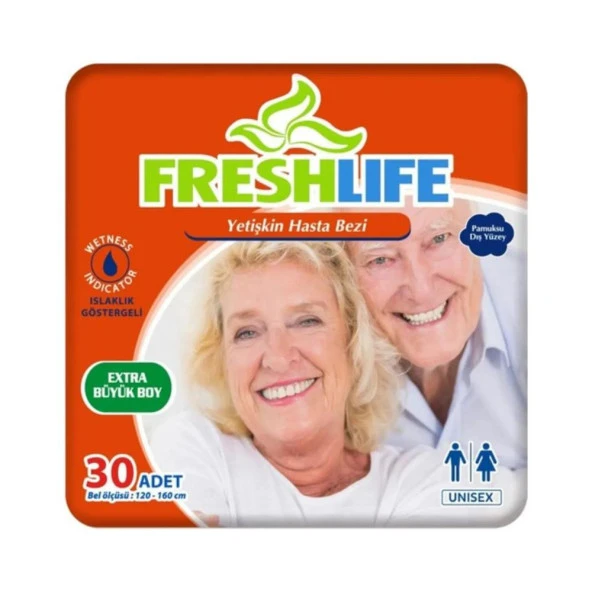 Freshlife Belbantlı Hasta Bezi 30 Lu X-Large