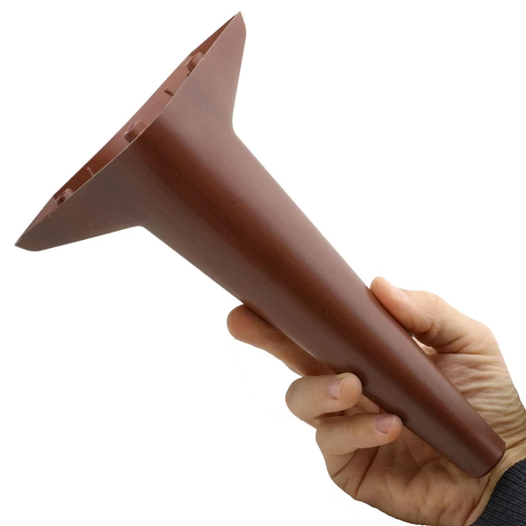 Aspen Lüks Mobilya Kanepe Koltuk Tv Ünitesi Konsol Ayağı Ayakları 24 Cm Ahşap Desenli Ayak (4 ADET) - 6