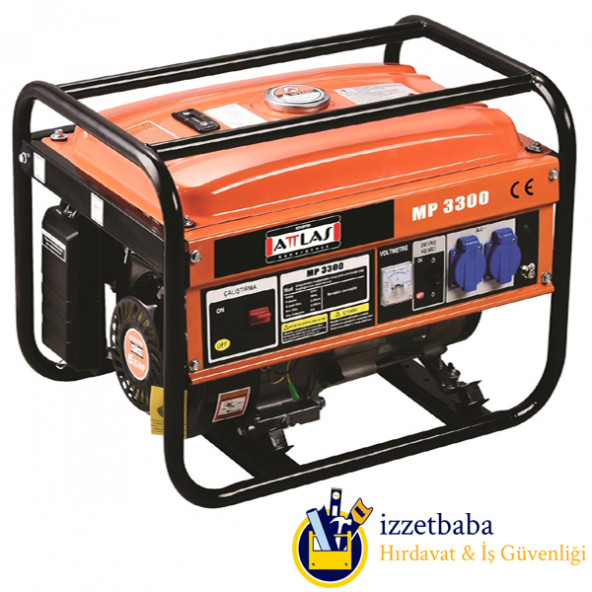 Attlas Mp 3300 3 Kva Benzinli Jeneratör 3 kva