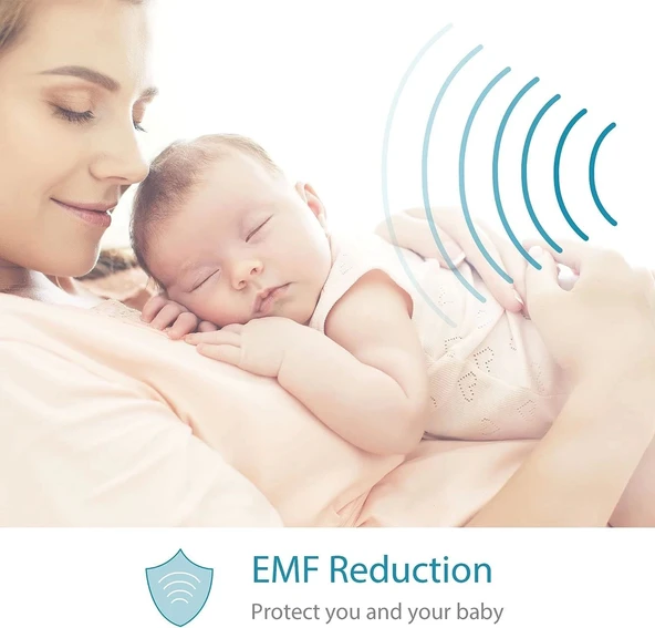 Moonybaby 5" HD Düşük EMF Kablosuz Bebek Monitörü, Kameralı ve Sesli - 2