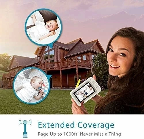 Moonybaby Split 30 2 Kameralı ve Sesli Bebek Monitörü - 2