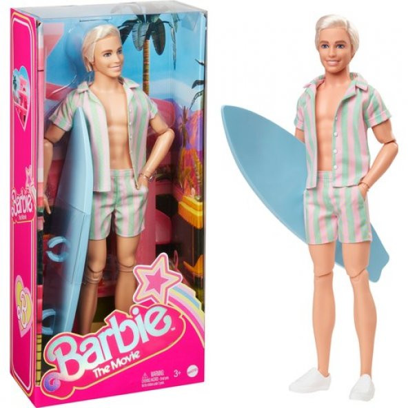 Barbie The Movie - Ken Bebek HPJ97 Lisanslı Ürün