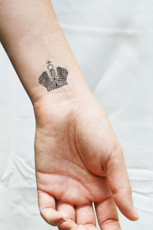 Crown Kral Tacı Geçici Dövme