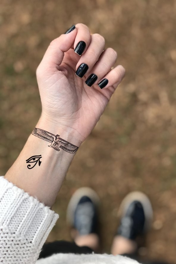 Horus Mini Boy Geçici Dövme Tattoo