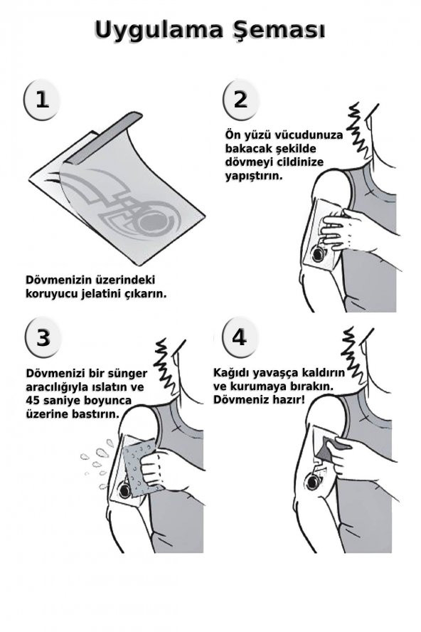 Geçici Kanat Dövmesi - 2