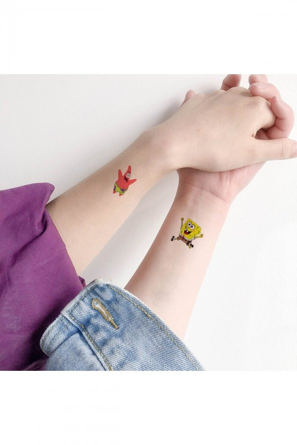 Best Friends Tattoo Renkli Arkadaşlık Dövmesi