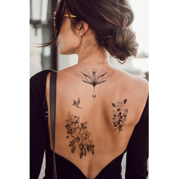 Fragrance Çoklu Çiçek Dövmesi