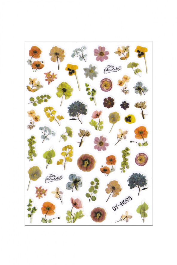 Pelit Bubuğu Kadın Tırnak Dövmesi Nail Art Sticker