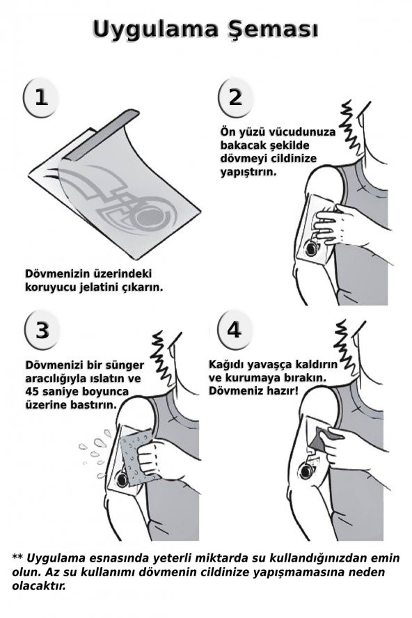 Geçici Örümcek Dövmesi - 2