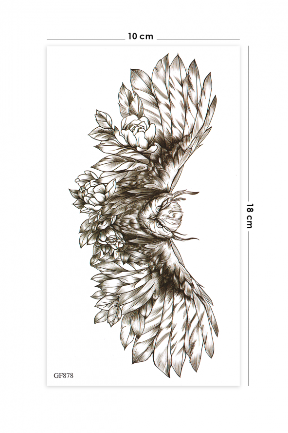 Gerçekçi Baykuş Dövmesi Owl Tattoo - 2