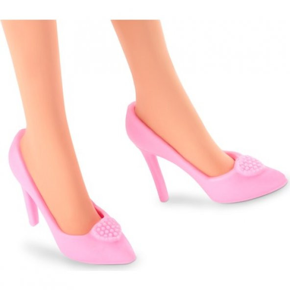 Barbie The Movie - Barbie Pembe Elbiseli Bebek HPJ96 Lisanslı Ürün - 6