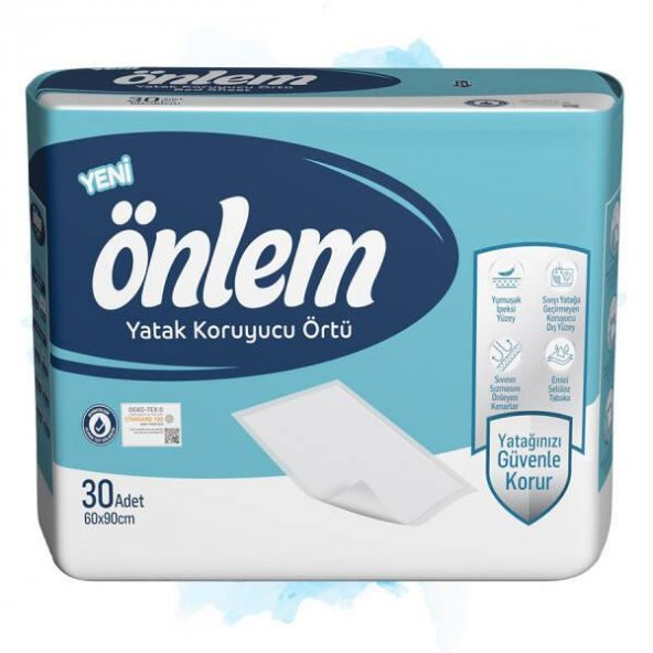 Önlem Yatak Koruyucu Örtü 60x90 Cm 30 Lu