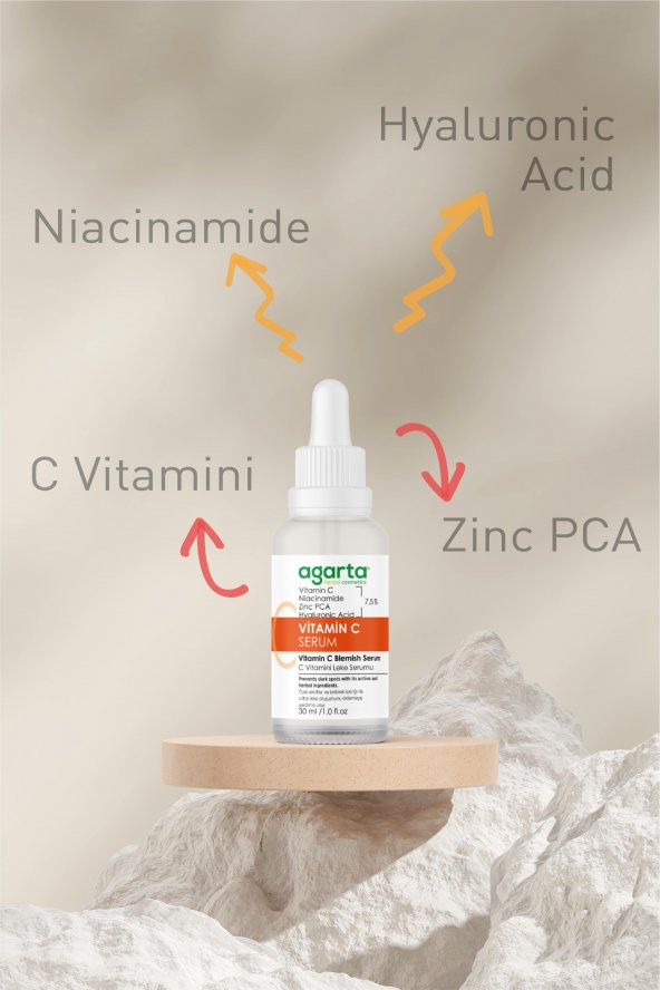 C Vitamini Serum Aydınlatıcı Koyu Leke Karşıtı (3,5 Vitamin C, Niacinamide, Zinc PCA) - 3