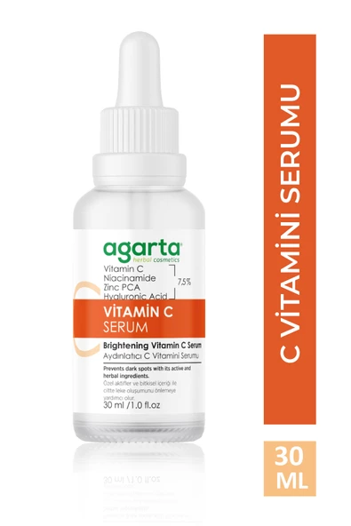 C Vitamini Serum Aydınlatıcı Koyu Leke Karşıtı (3,5 Vitamin C, Niacinamide, Zinc PCA)