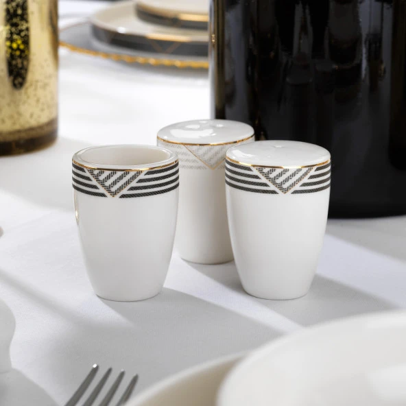 Schafer Adel Line Yemek Takımı 56 Parça-Gold - 10