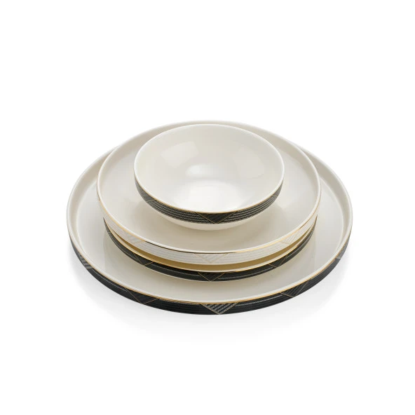 Schafer Adel Line Yemek Takımı 56 Parça-Gold - 12