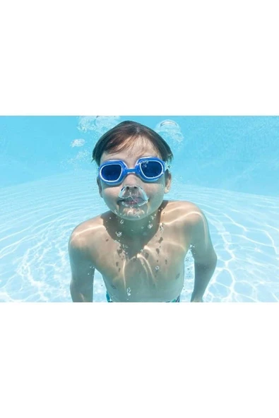 7-15 Yaş Çocuk Yüzücü Gözlüğü Vakumlu Uv Korumalı Darbeye Dayanıklı Deniz Gözlüğü - 6