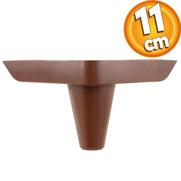Aspen Lüks Mobilya Kanepe Koltuk Tv Ünitesi Baza Ayağı Ayakları 11 Cm Ahşap Desenli Ayak (4 ADET) - 2