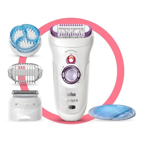 Braun Silk-epil 9 9735 SensoSmart Islak Kuru 3in1 Epilatör - 6