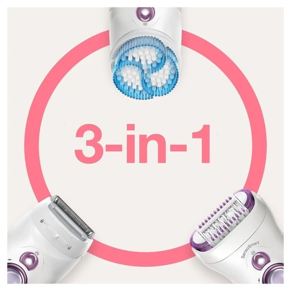 Braun Silk-epil 9 9735 SensoSmart Islak Kuru 3in1 Epilatör - 2