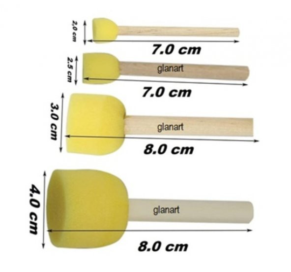 novacolor parmak boyası resim defteri baskı seti ponpon fırçalı - Resim 4