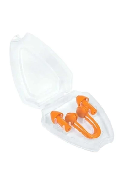 7-15 yaş Yüzücü Burun Klipsi ve Kulak Tıkacı Seti - Silikon - 2