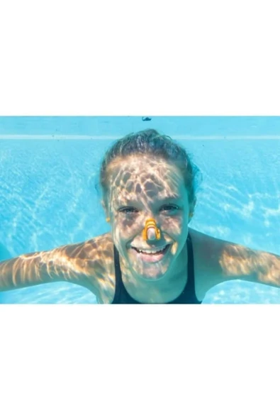 7-15 yaş Yüzücü Burun Klipsi ve Kulak Tıkacı Seti - Silikon - 3