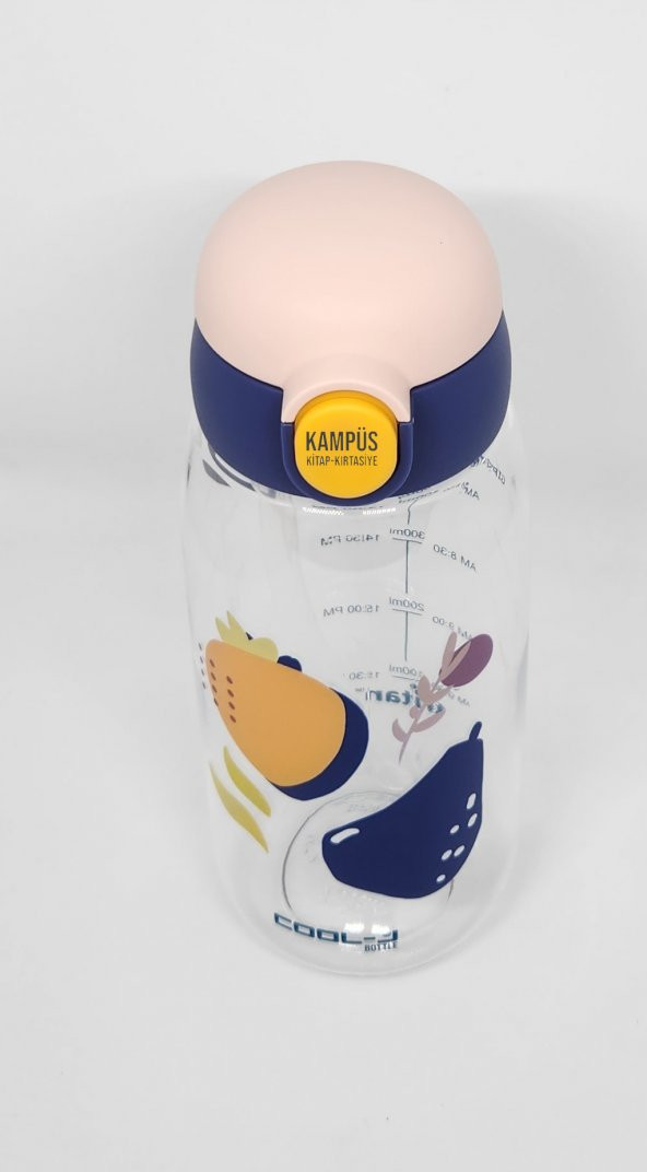 Gıpta Cool-J Medium 600ml Mavi-Pembe Kilitli Tritan K7549 Matara - 3