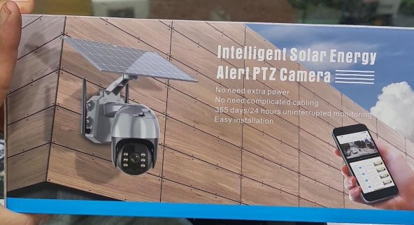 Sim Kartlı 4G Solar Güneş Enerjili 360 Hareketli  Dış Mekan İp Kamera - 7
