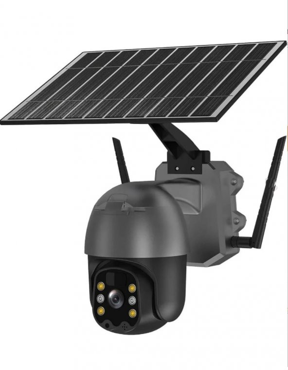 Sim Kartlı 4G Solar Güneş Enerjili 360 Hareketli  Dış Mekan İp Kamera - 10