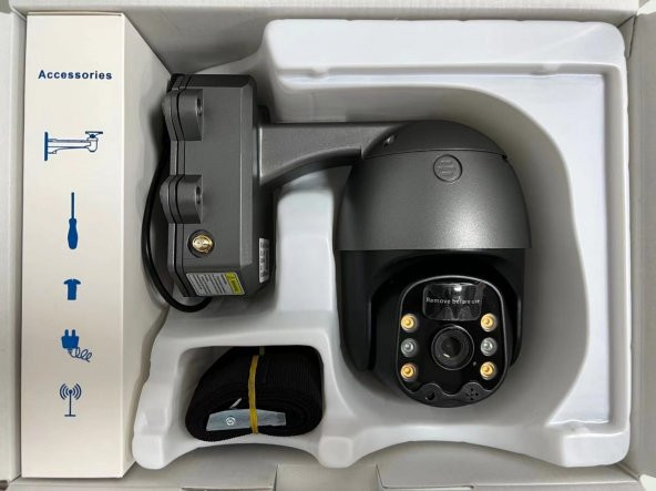 Sim Kartlı 4G Solar Güneş Enerjili 360 Hareketli  Dış Mekan İp Kamera - 5