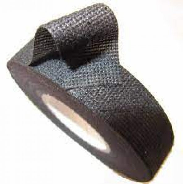 Bez Bant Tüysüz Yanmaz Kumaş Kablo Sarma Bantı 19mm X 15mt Ref:8551 - 2